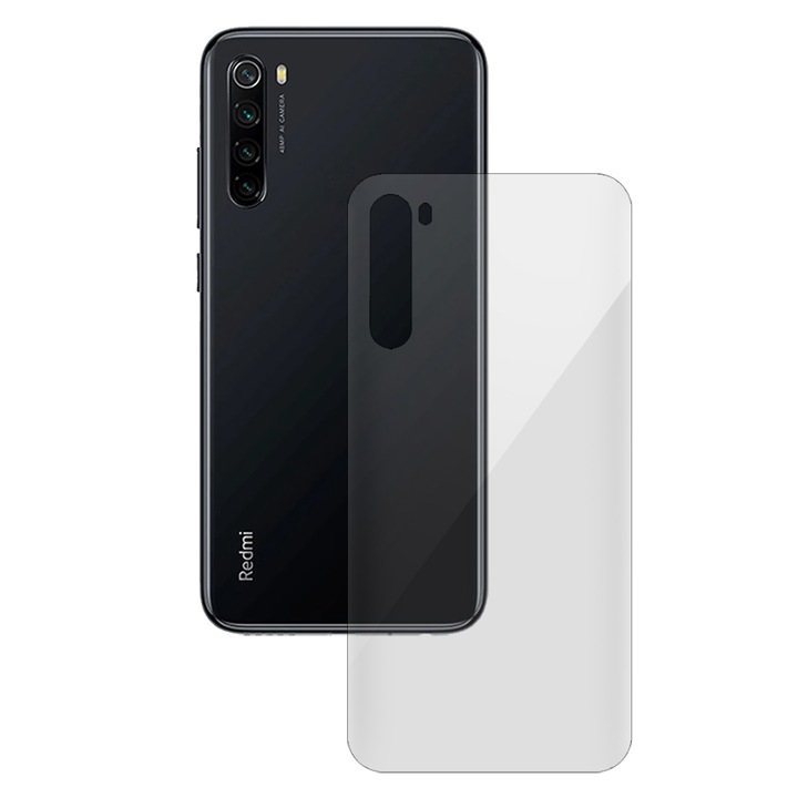 Folie spate SILKASE pentru Xiaomi Redmi Note 8T, protectie spate, silicon regenerabil