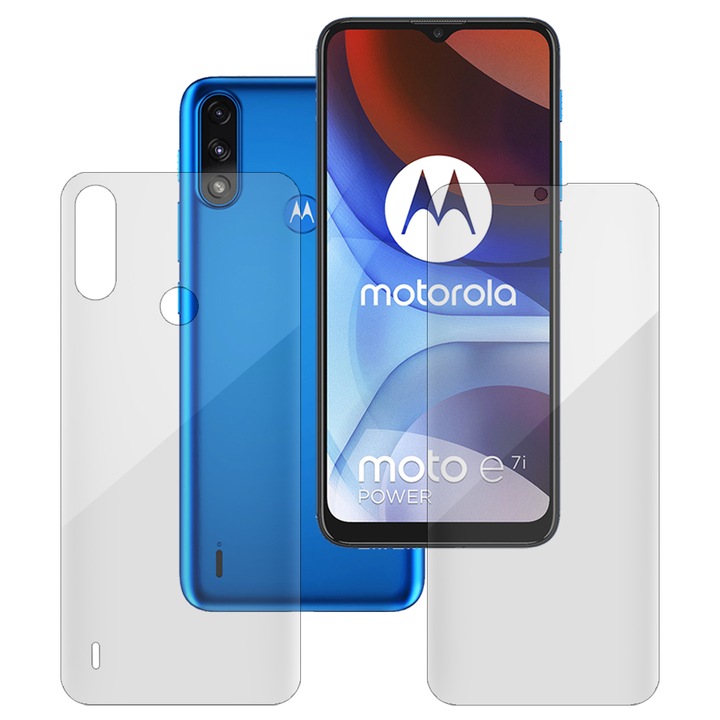 Комплект 2 фолиа SILKASE за Motorola Moto E7i Power, защита на телефона, възобновяем силикон