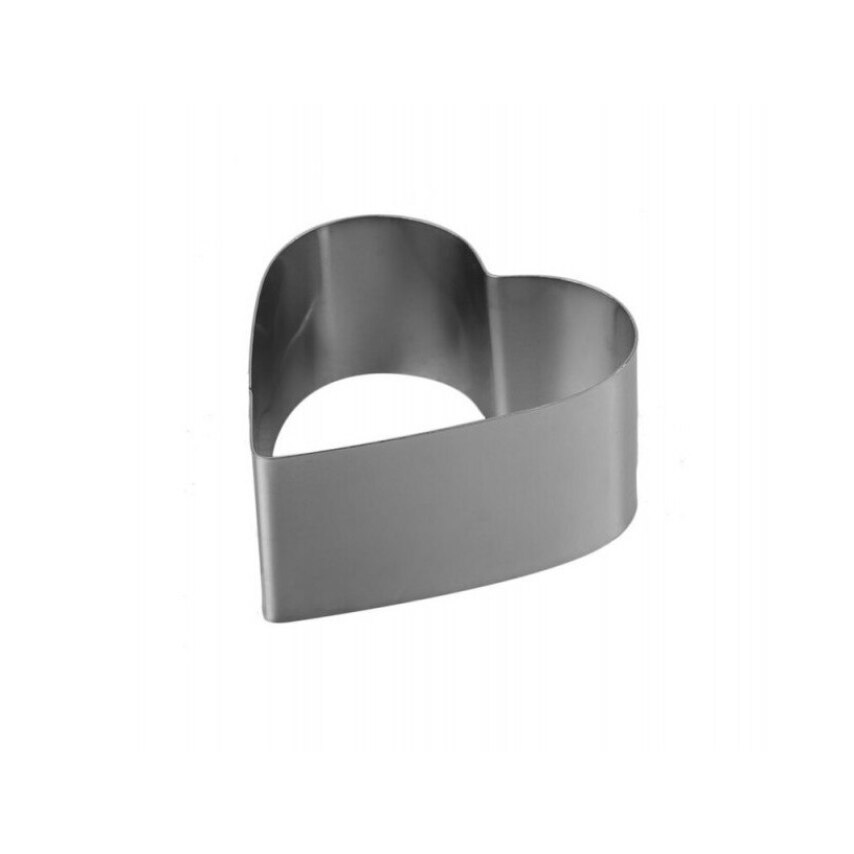 Forma inox model inima 8x9xH4.5 cm