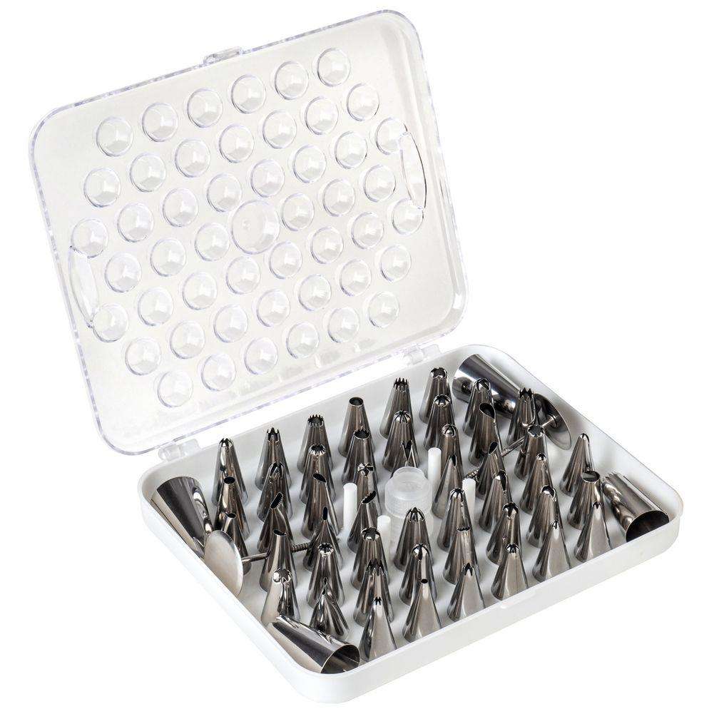 Set 52 duiuri pentru ornat, Orion, Metal, Argintiu