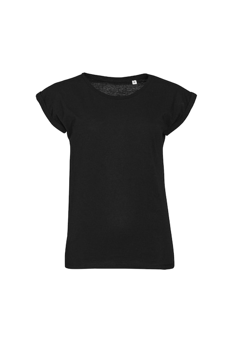 Melba Tropical T-shirt, Sols, Cotton, Black, Черен