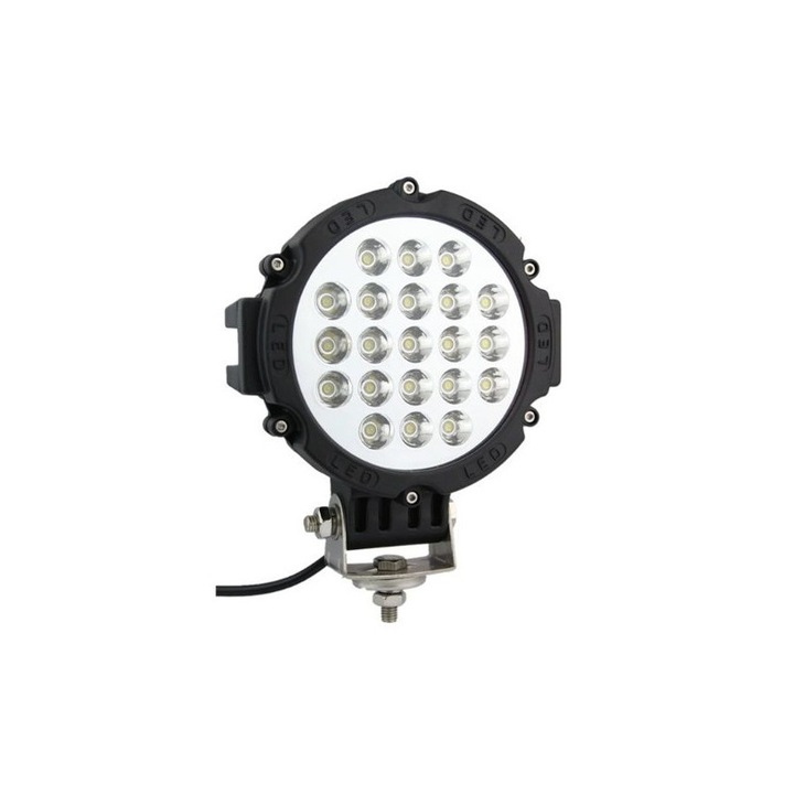 Proiector led auto offroad 63W 12V-30V, 5200 lumeni, spot beam, IP67