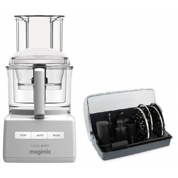 Robot multifunctional MAGIMIX CS4200XL, 950W, Motor profesional, 3 boluri (3L/2.6L/1.2L), Viteza automata, Alb Robot multifunctional MAGIMIX CS4200XL, 950W, Motor profesional, 3 boluri (3L/2.6L/1.2L), Viteza automata, Alb