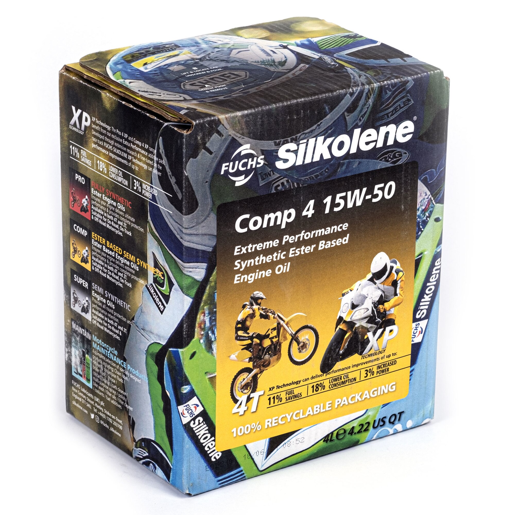 Ulei motor, Fuchs Silkolene Comp 4 XP 4T 15W50, 4 l