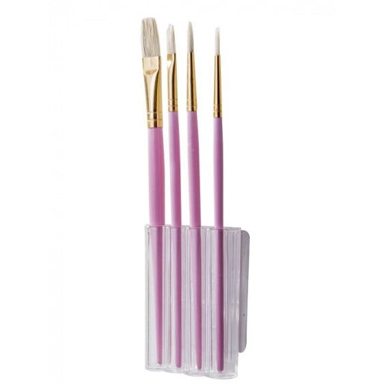 Suport pensule si perii cosmetice, Compactor, Vision, 2.3 x 5.4 x 7.2 cm, 1 bucata, plastic, transparent