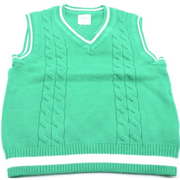 Vesta pentru baieti Vitamins Baby PLV01V-74-cm, Verde 74 CM