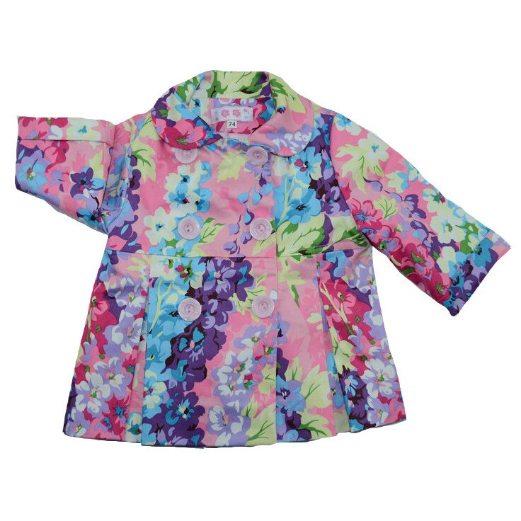 Pardesiu pentru fete Mini Junior PFN-1R-80, Roz 80 CM