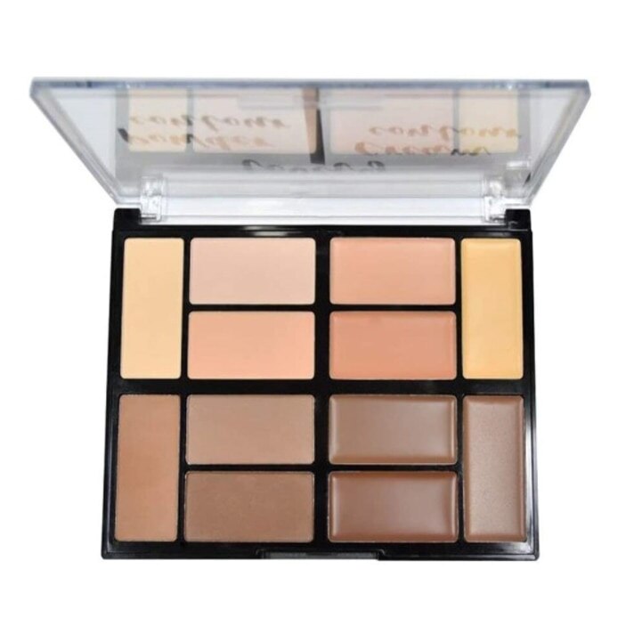 Paleta Contur, Ruby Rose Lovely, Powder Contour & Cream Contour, 12 nuante