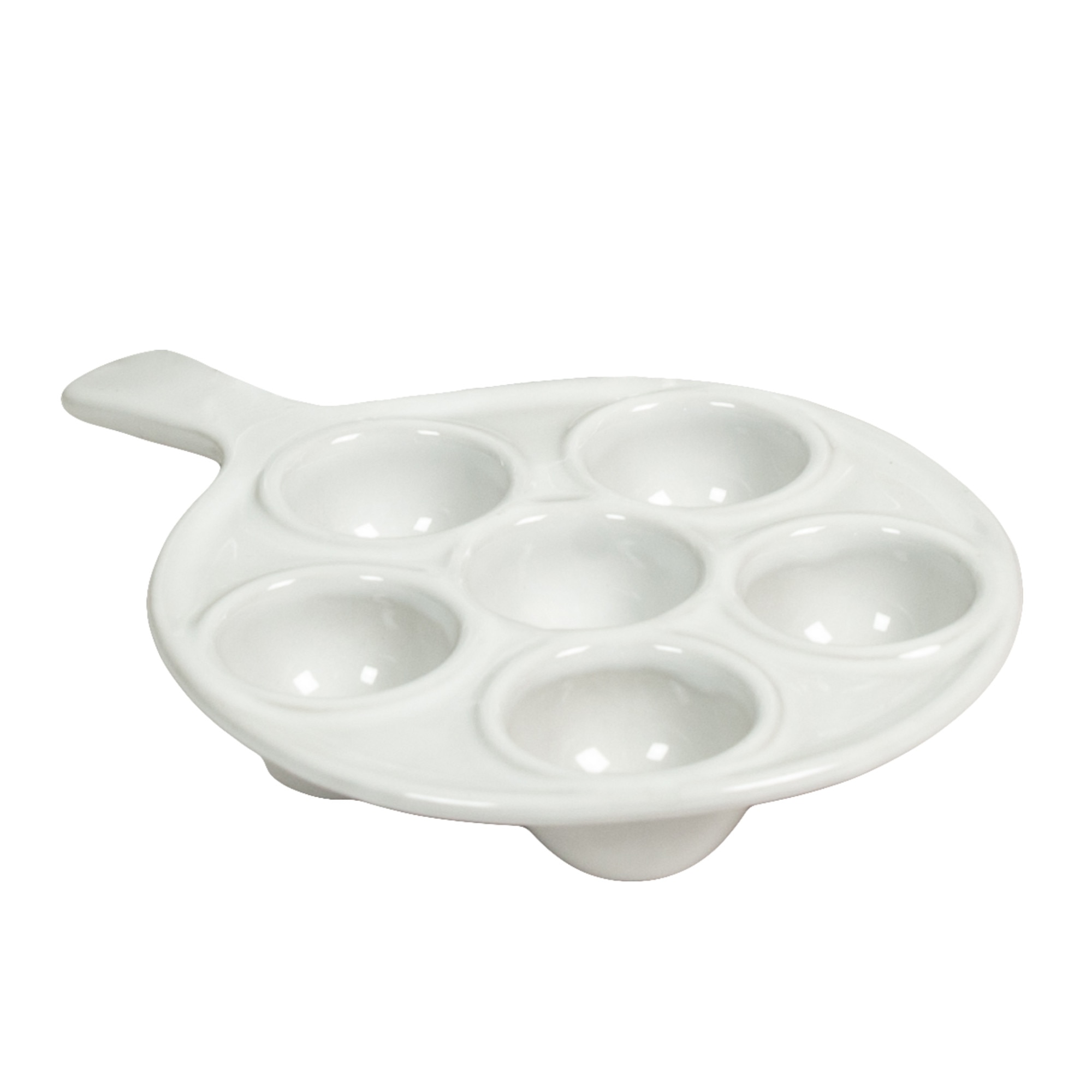 Vas termorezistent compartimentat, Cesiro, 14x19 cm, Alb Arctic