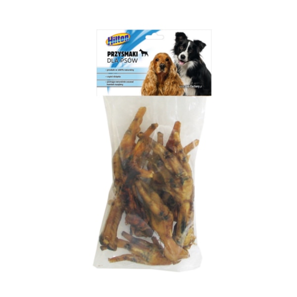 Recompense pentru caini Hilton, Picioare de Pui, 100 g