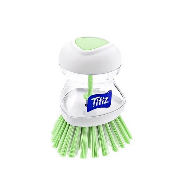 Dispencer detergent vase cu perie,Titiz,TP-110,culoarea verde