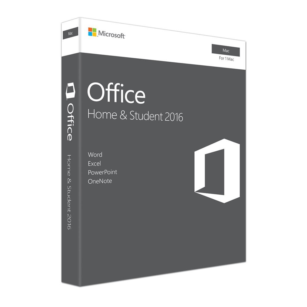 Microsoft Office Home and Student 2016, Engleza, pentru Apple Mac, Medialess eMAG.ro