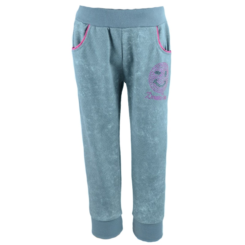 Pantaloni sport pentru fete Happy House QQ-6017-98-cm, Gri 98 CM