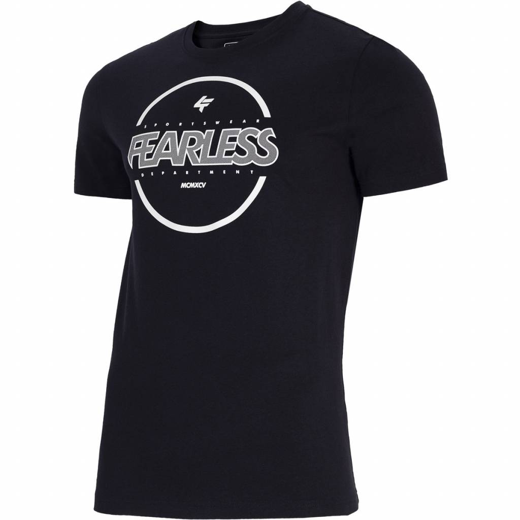Tricou barbati 4F, H4L21-TSM015, Bumbac, Albastru, XL