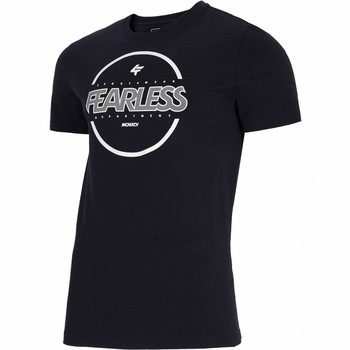 Tricou barbati 4F, H4L21-TSM015, Bumbac, Albastru, 3XL Tricou barbati 4F, H4L21-TSM015, Bumbac, Albastru, 3XL