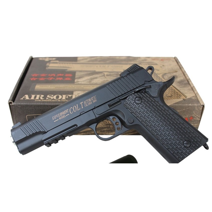 Pistol Airsoft FOXMAG24® - K35 Metalic, Calibru 6 mm Arc Spring Colts ...