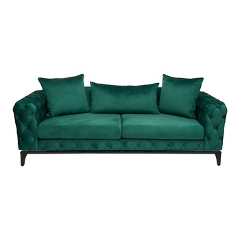 Canapea fixa Violet L232xA101xH72, verde Canapea fixa Violet L232xA101xH72, verde