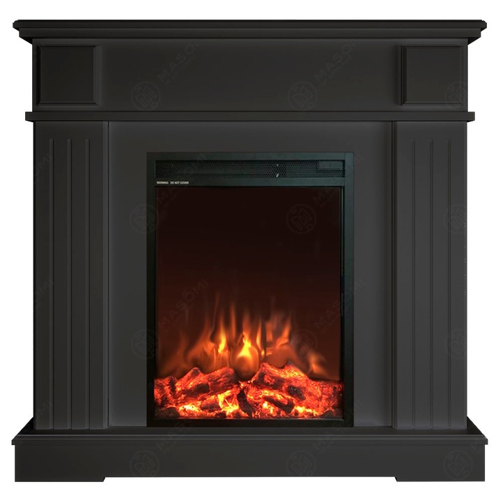 Semineu electric, Masomi, Mari 23 & Miriam-18' 1600 W, Anthracite, 97*97*33 cm