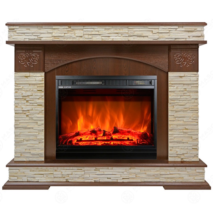 Semineu electric, Masomi, Onyx 26 & Loran-23 Color' 1600 W, Nuc deschis, 115*94*34 cm