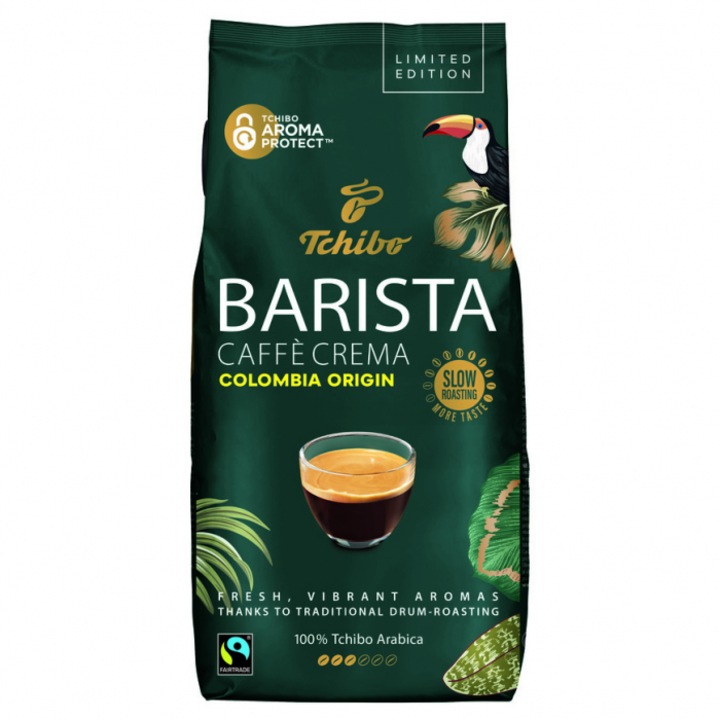 Tchibo Barista Caffe Crema Columbia Origin Szemes kávé, 1 kg