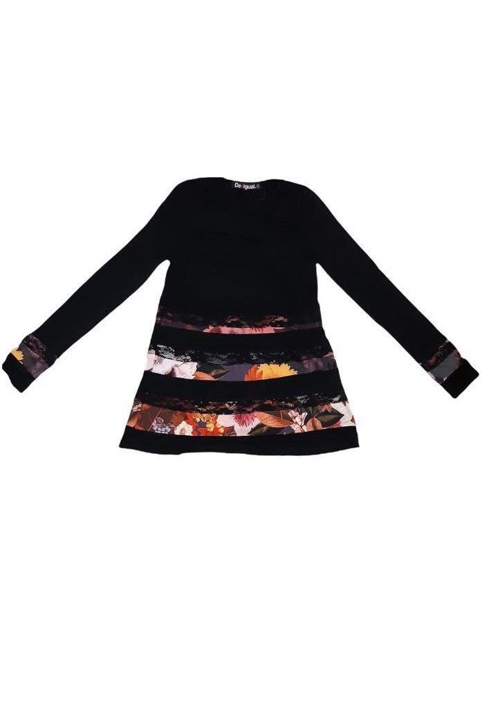 Bluza Dama cu model floral, Desigual 