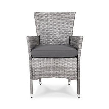 Set 2 x scaune gradina, Poliratan, Crem, 88 x 59 x 59 cm Set 2 x scaune gradina, Poliratan, Crem, 88 x 59 x 59 cm