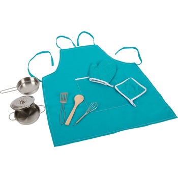 Set bucatar pentru copii, cu sort si ustensile bucatarie, jucarii de rol, 3 ani + Set bucatar pentru copii, cu sort si ustensile bucatarie, jucarii de rol, 3 ani +