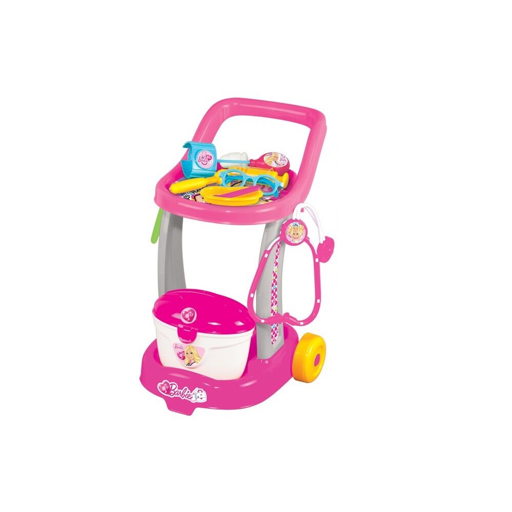 Set de joaca doctor troler Barbie cu 10 accesorii , pentru fete