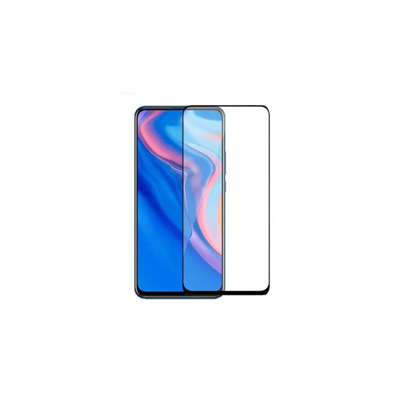 Folie de sticla pentru Samsung Galaxy A51, Negru/Transparent