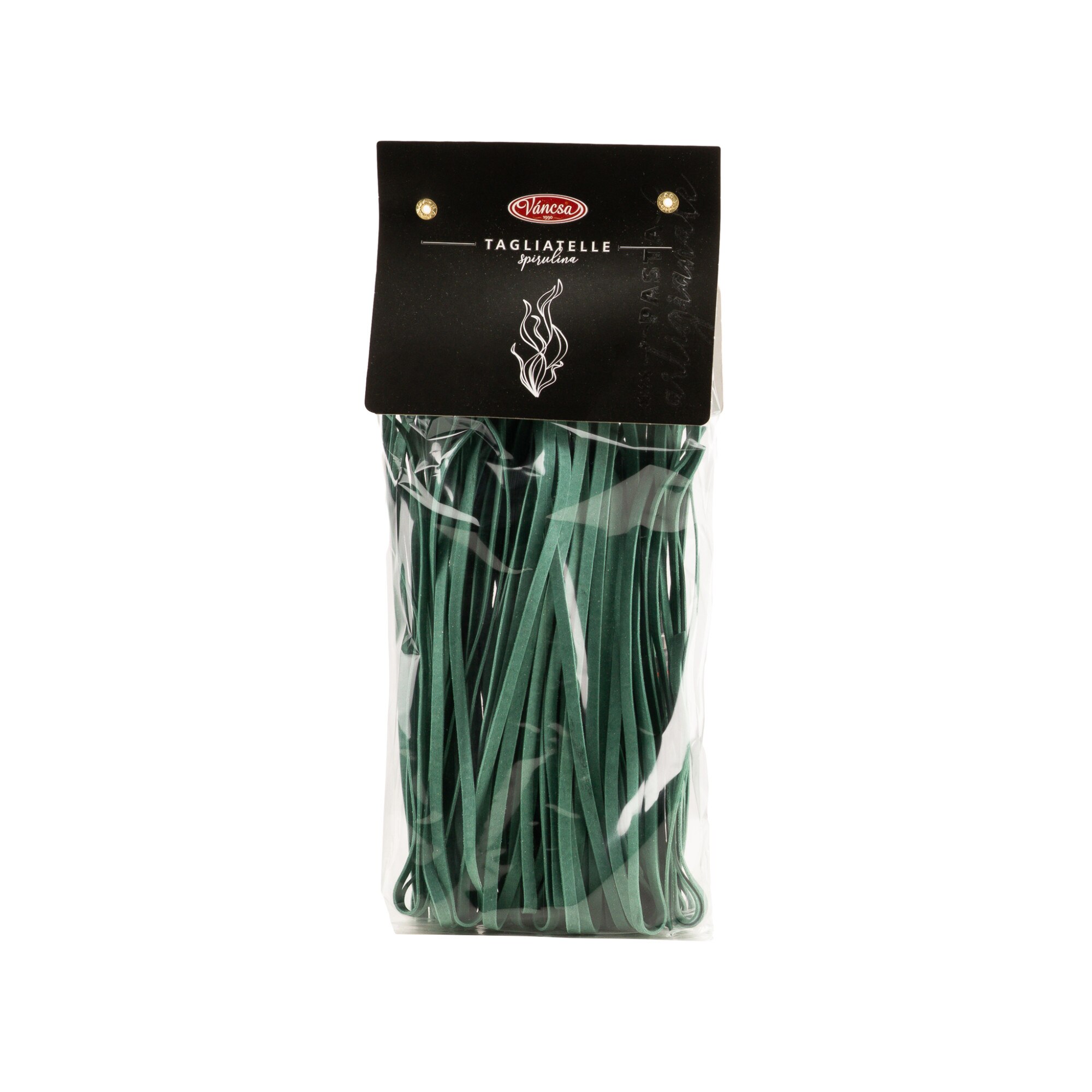 Paste lungi Tagliatelle Artizanale Vancsa cu spirulina, 250 g eMAG.ro
