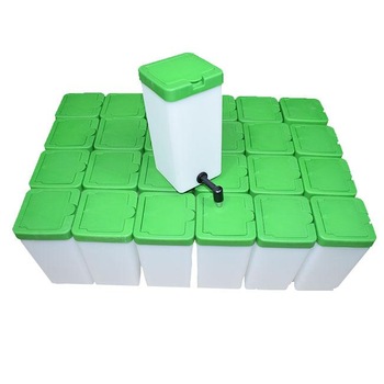 Set 24 bucati Adapatoare iepuri Tehno Ms, niplu galben, capacitate 1L Set 24 bucati Adapatoare iepuri Tehno Ms, niplu galben, capacitate 1L