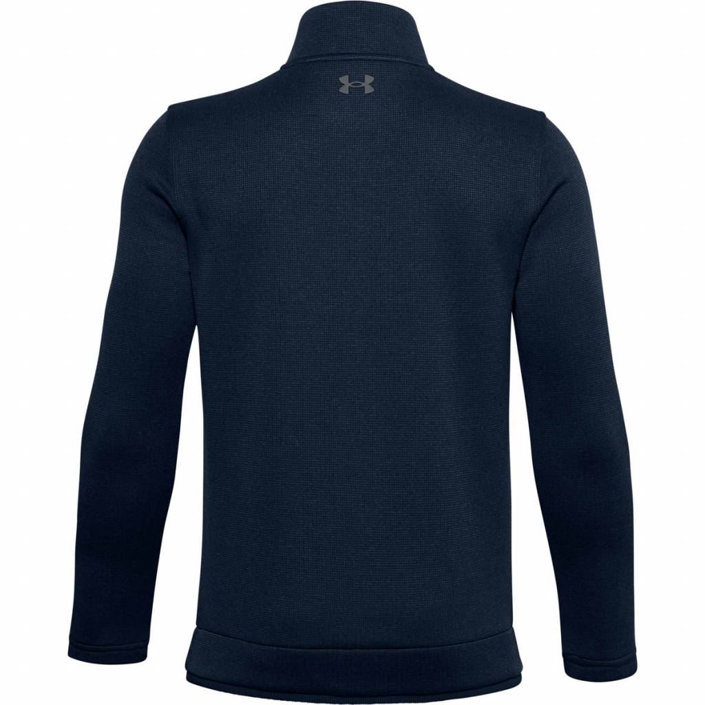 Hanorac pentru baieti Under Armour Sweaterfleece 1/2, dimensiune fermoar: XL, albastru