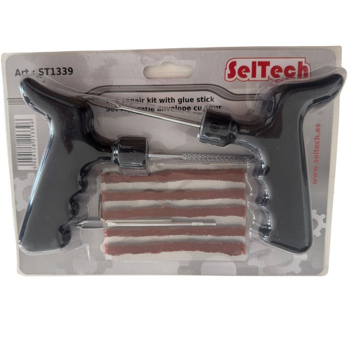 Seltech Gumiabroncs javító készlet, zsinórral