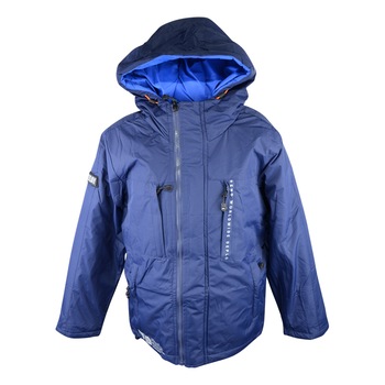 Geaca pentru baieti Happy House HB-8326A-140, Albastru 61936 Geaca pentru baieti Happy House HB-8326A-140, Albastru 61936