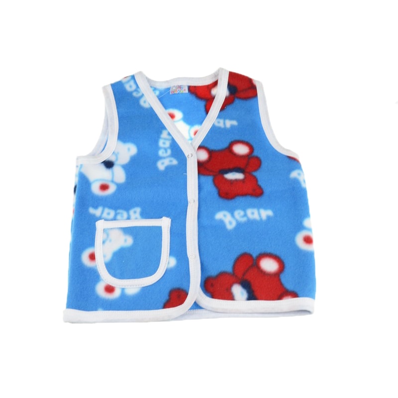 Vesta pentru baieti Pifou VPFO-5-80-cm, Albastru 34106