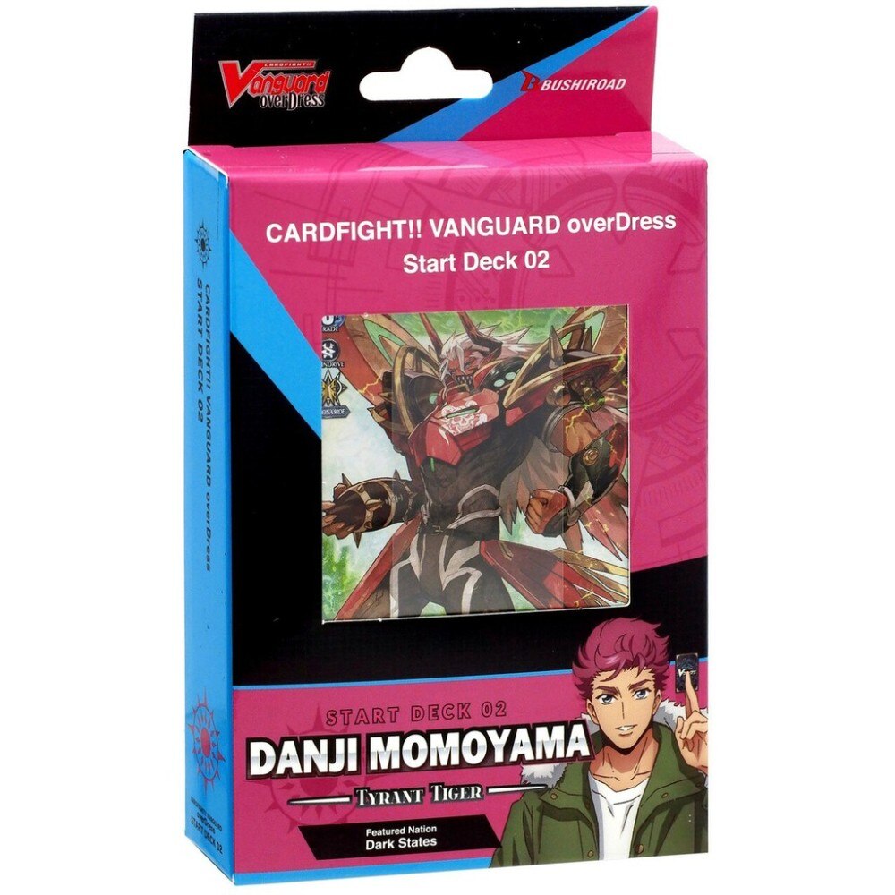 Precomanda Cardfight!! Vanguard overDress - Starter Deck Display 2 Danji Momoyama Tyrant Tiger