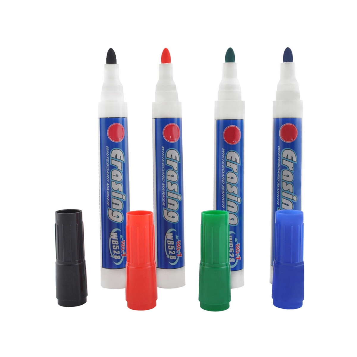 Set Marker pentru tabla magnetica, varf rotund, Zola®, 4 culori , corp realizat din plastic