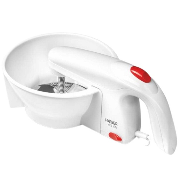 Pasator HAEGER VITE VM-25W.001A,25 W,3 discuri, Alb/Rosu