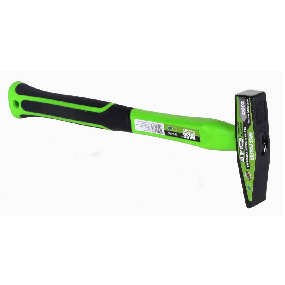 Ciocan lacatus cu maner din fibra de sticla, 200 g, Bass Polska 6202