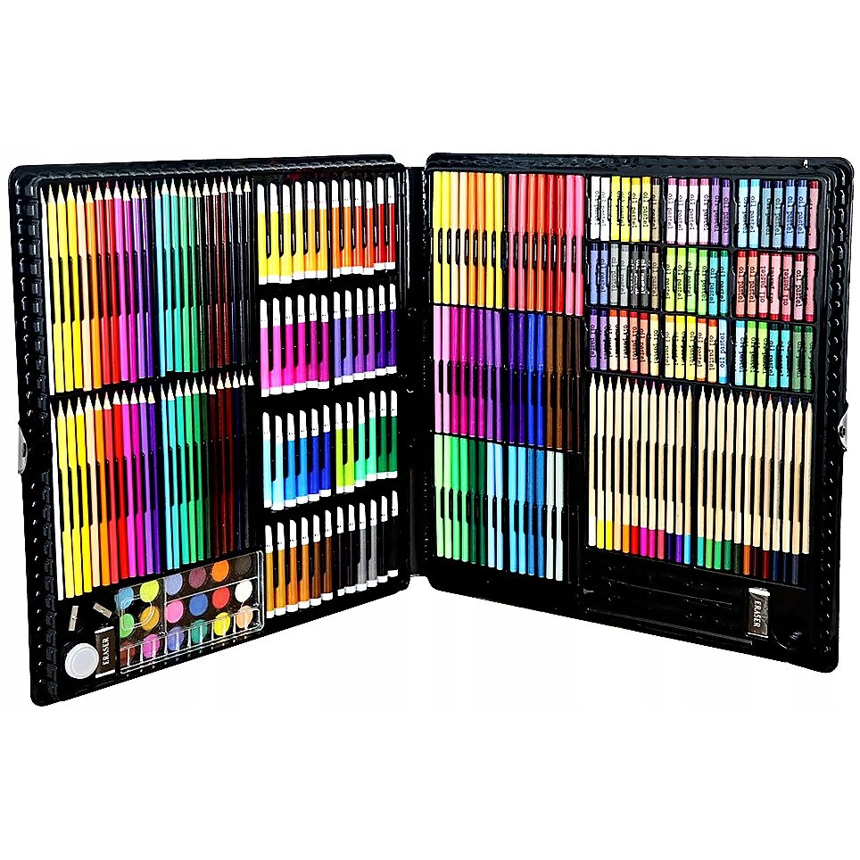 Set pictat si desen, Zola®, gentuta de depozitare, 258 piese, 47x46 cm