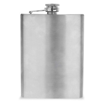 Sticla alcool Orion, Inox, 240 ml, Argintiu Sticla alcool Orion, Inox, 240 ml, Argintiu