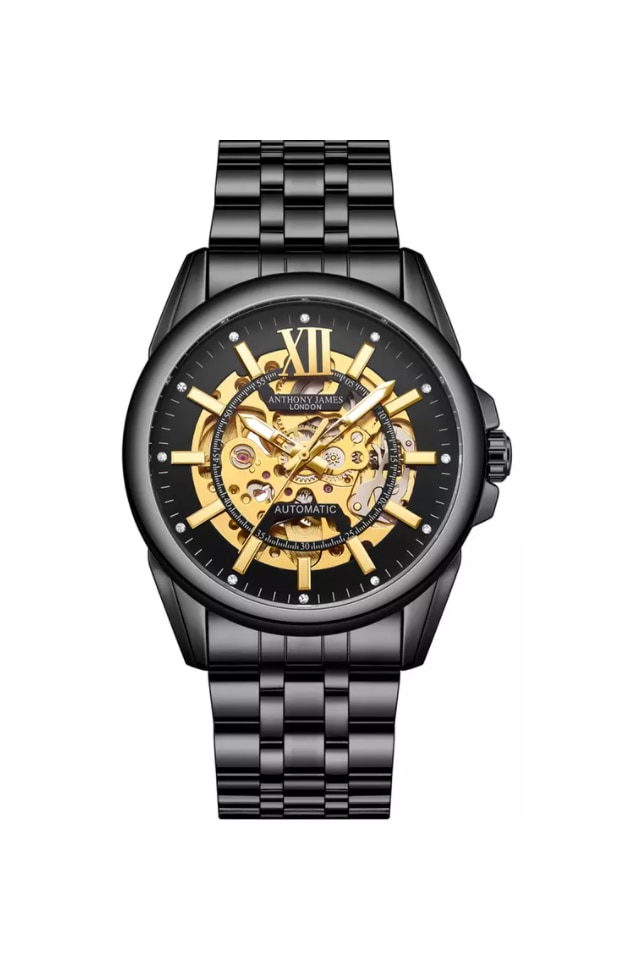 Ceas Barbati Anthony James Limited Edition Mystique Negru