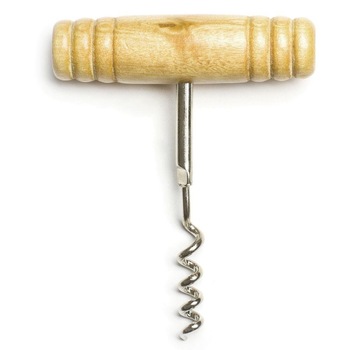 Tirbuson sticla de vin Orion, Maner lemn, Maro/Argintiu Tirbuson sticla de vin Orion, Maner lemn, Maro/Argintiu