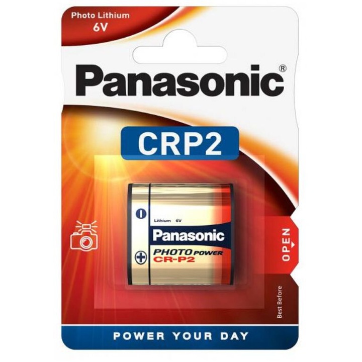 Baterie litiu Panasonic Photo Power CR-P2/CRP2/DL223/EL223AP 6V 1400mAh