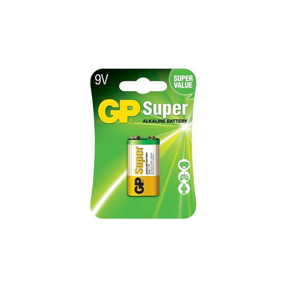 Baterie alkaline gp super 6lr61 9v