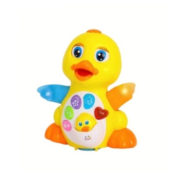 Jucarie Ratusca interactiva cu lumini si sunete , 17 cm Jucarie Ratusca interactiva cu lumini si sunete , 17 cm