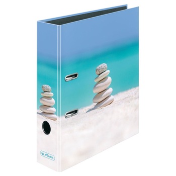 Biblioraft Herlitz MaxFile plastifiat, 8 cm, Echilibru Biblioraft Herlitz MaxFile plastifiat, 8 cm, Echilibru