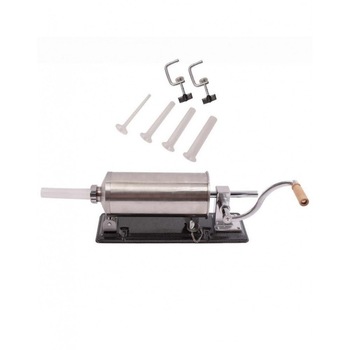 Masina manuala de facut carnati orizontala Vanessa, inox , 4kg, 5 palnii incluse Masina manuala de facut carnati orizontala Vanessa, inox , 4kg, 5 palnii incluse