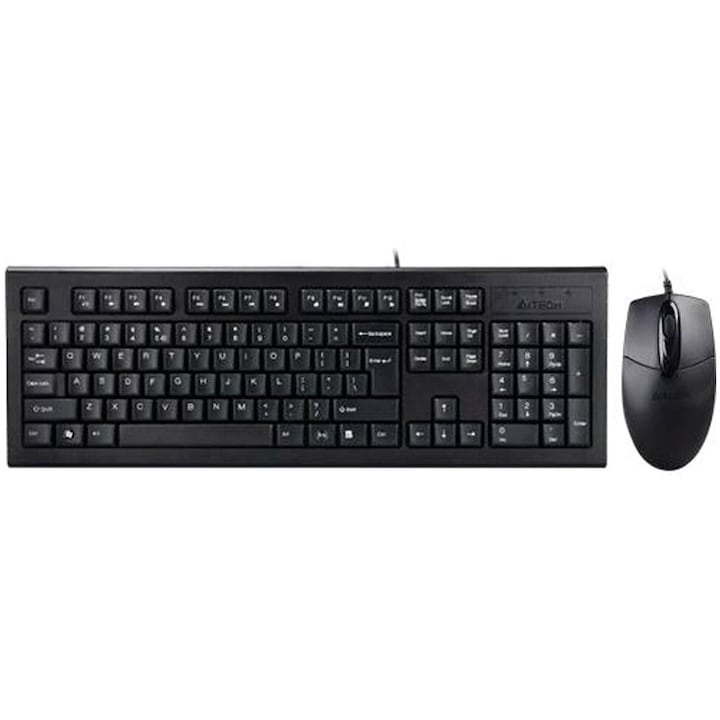 Комплект A4TECH KR-8572, Черен, USB