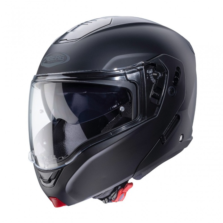 Casca modulara protectie motociclist, Caberg, Horus Matt Black, Negru, Marimea L